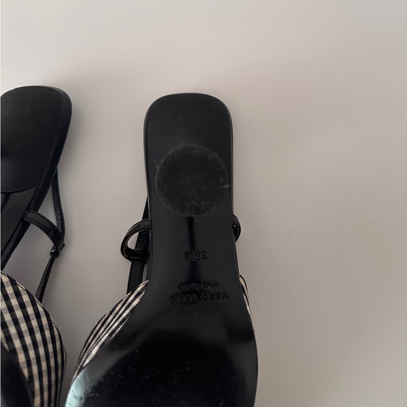 *SOLD* Miu Miu Black and Checkered Heels - Picture 6 of 6